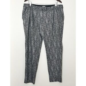 Armani Collezioni Pants Women's 14 Print  Trousers Office Professional Mobwife